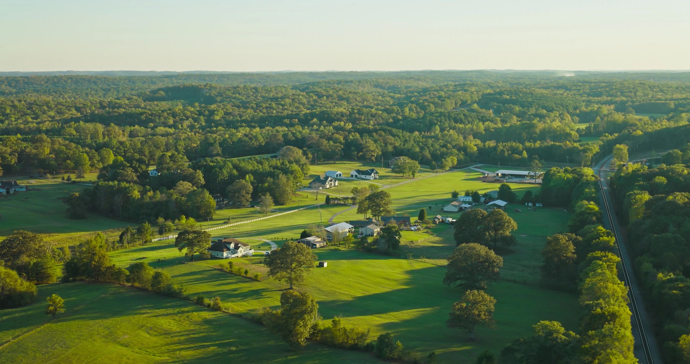 Rural farm landscape representing Calixta Gamefarm